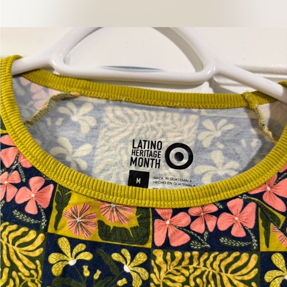 Colorful Crop Top - Black, Pink & Yellow - Picture 2 of 5